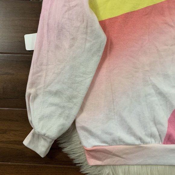 Wildfox‎ Women's Size Small Rainbow Galactic Junior Sweatshirt Top - Picture 8 of 9